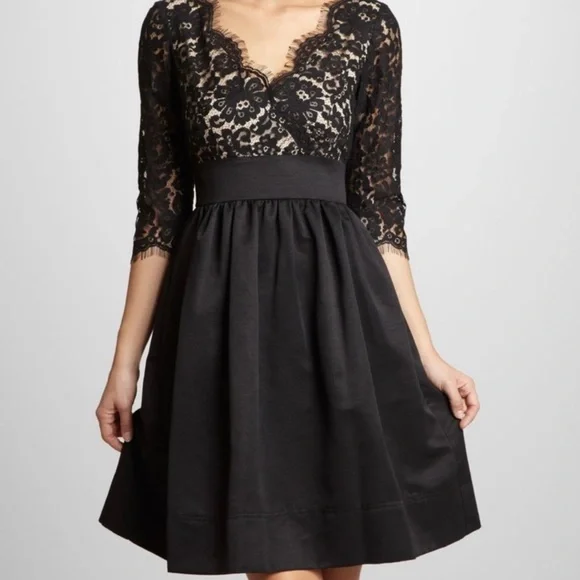 white christmas dresses Club Monaco Black Zip-Front Fit-and-Flare Dress